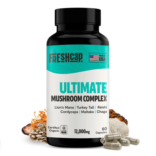 Organic Mushroom Complex Supplement Capsules